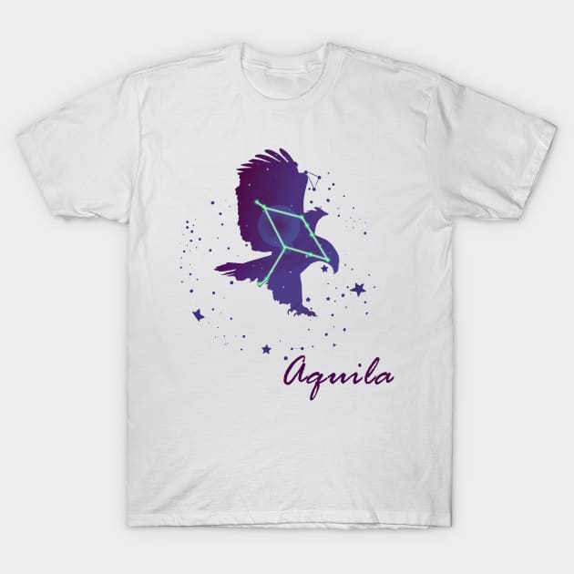 Aquila Constellation T-Shirt by TheUnknown93